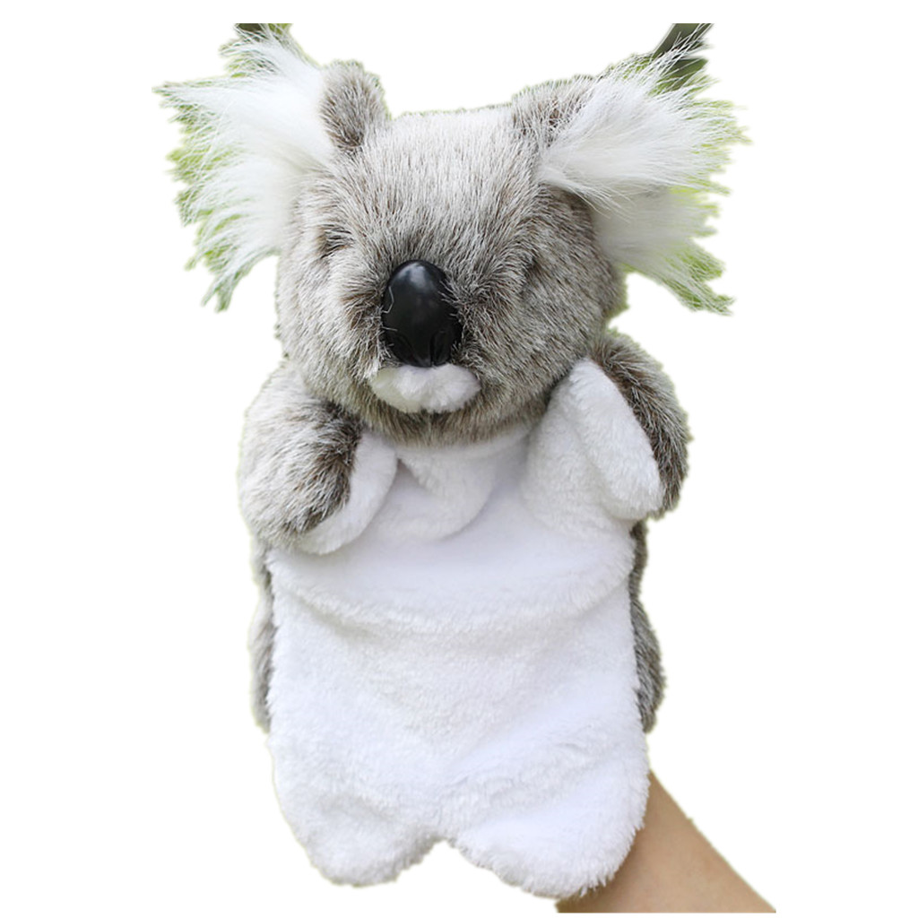 Cartoon puppte toy,plush koala hand puppet,Short plush and PP cotton,26CM,100g,sold by PC
