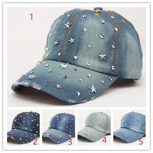 Five star snap base ball jane hats  cow boy hats rhinestone hats