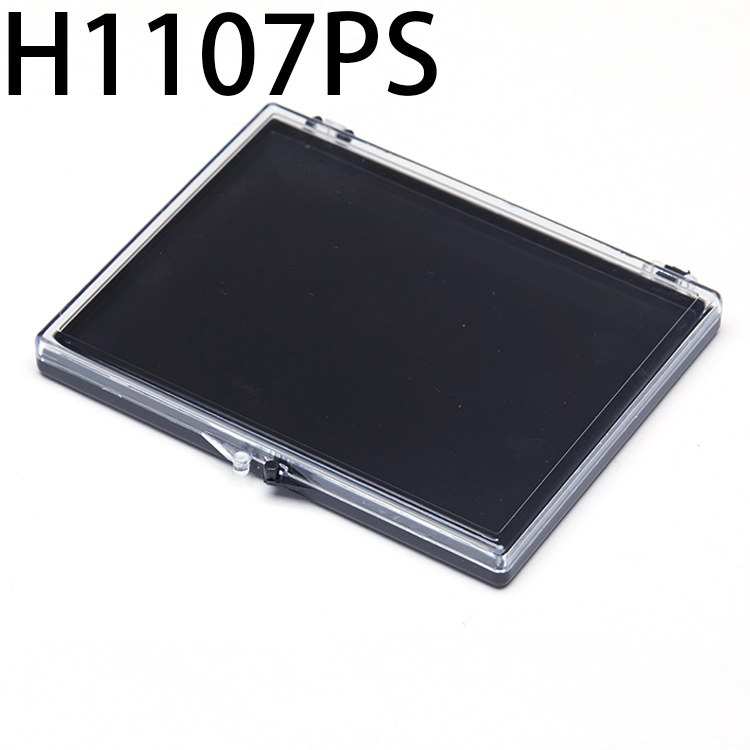H1107PS 120*93*12mm  Round PS plastic box, parts box, storage box, transparent white