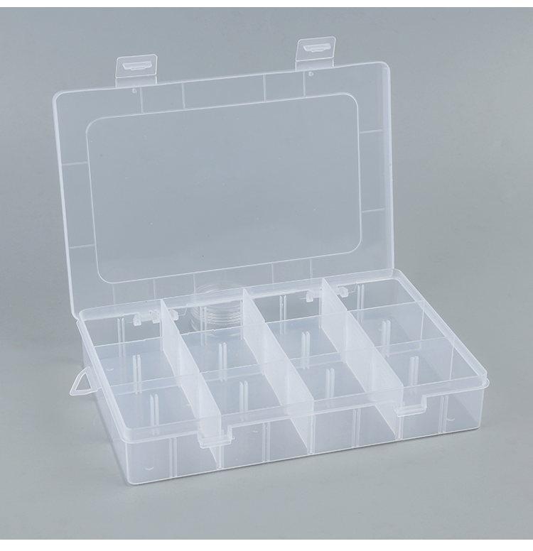 Plastic Bead Container, Rectangle  plastic boxes 19.5*13*3.5cm