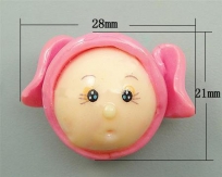 cute Polymer Clay Beads, mixed, 16-29x18-20x13-20mm, Hole:Approx 1.5mm, Sold By PC