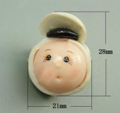 Nice  Polymer Clay Beads, mixed, 16-29x18-20x13-20mm, Hole:Approx 1.5mm, Sold By PC