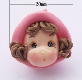 HELLO Polymer Clay Beads, mixed, 16-29x18-20x13-20mm, Hole:Approx 1.5mm, Sold By PC