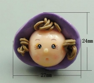 winsome Polymer Clay Beads, mixed, 16-29x18-20x13-20mm, Hole:Approx 1.5mm, Sold By PC