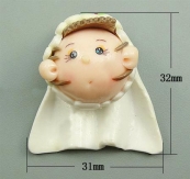Cartoon Polymer Clay Beads, mixed, 16-29x18-20x13-20mm, Hole:Approx 1.5mm, Sold By PC