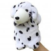 Cartoon Dog plush hand puppet,Short plush and PP cotton,26CM,100g,sold by PC