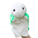 Cartoon tortoise plush hand puppet,Short plush and PP cotton,26CM,100g,sold by PC