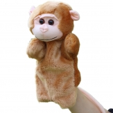Cartoon puppte toy,plush monkey hand puppet,Short plush and PP cotton,26CM,100g,sold by PC