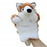 Cartoon puppte toy,plush Fox hand puppet,Short plush and PP cotton,26CM,100g,sold by PC