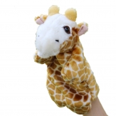 Cartoon puppte toy,plush deer hand puppet,Short plush and PP cotton,26CM,100g,sold by PC