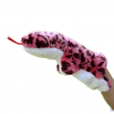 Cartoon puppte toy,plush snake hand puppet,Short plush and PP cotton,26CM,100g,sold by PC