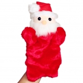 Cartoon puppte toy,Santa Claus hand puppet,Short plush and PP cotton,26CM,100g,sold by PC