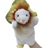 Cartoon puppte toy,plush lion hand puppet,Short plush and PP cotton,26CM,100g,sold by PC