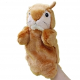 Cartoon puppte toy,plush squirrel hand puppet,Short plush and PP cotton,26CM,100g,sold by PC