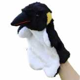 Cartoon puppte toy,plush crow hand puppet,Short plush and PP cotton,26CM,100g,sold by PC