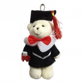 momo bear, plush cartoon graduation bear, more colors for choice, 15cm with hat