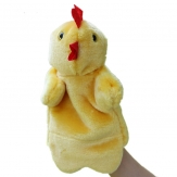 Cartoon puppte toy,plush cock hand puppet,Short plush and PP cotton,26CM,100g,sold by PC