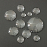 Transparent glass cabochon glass dome  round sold by bag