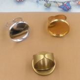 Brass ring base  adjustable  ring base  ring blanks