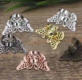 Butterfly ring base  ring blank  adjustable rings base