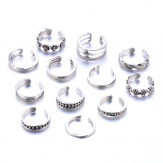 12 Pcs  a lot  ring  sets adjustable rings sell by sets