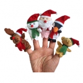 Parent-child toys Finger pair Santa Claus