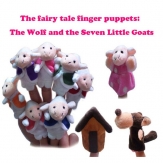 Finger pair Parent-child toys -The Wolf and the Seven Little Goats