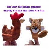Finger pair Parent-child toys -The Sly Fox and the Little Red Hen