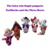 Finger pair Parent-child toys -Godilocks and the Three Bears