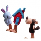 Finger pair Parent-child toys -The rabbit and the wolf