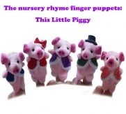 Finger pair Parent-child toys-This little piggy