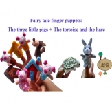 Finger pair Parent-The Three Little Pigs+The Tortoise and the Hare