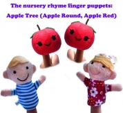Finger pair -Apple round Apple red