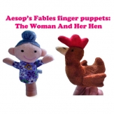 Finger pair -The woman and her hen