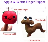 Finger pair -Apple and Worm Finger