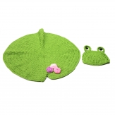 Baby photography clothing knitted-Frog