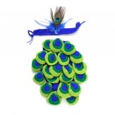 Baby photography clothing knitted-Peacock