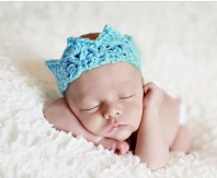 Baby photography clothing knitted-Crown