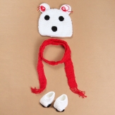Baby photography clothing knitted-bear