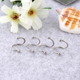S shape  nose  316 steel  nose rings  nose stud  sell by pcs