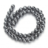 4,6,8,10,12mm Faceted beads Hematite Beads Natural Stone Beads