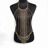 Hand made gold body chain necklace bikini waist chain gift