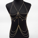 handmade body chain jewelry   with the drop necklace body chain body jewerly  sell by pcs