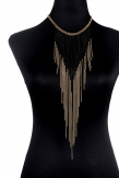 Gold Bra Chain | Body Harness | Chain Bralette | Dancer Costume | Chain Dress | Festival Body Jewelry | Bralette | Rave Outfit |Sexy Jewelry