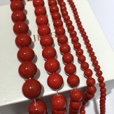 Wholesale Natural Red Shell Pearl Round Loose Beads For Jewelry Making Choker Making Diy Bracelet Jewellery 2/3/4/6/8/mm 15''