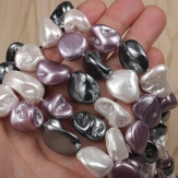 Wholesale Natural Baroque style Shell Pearl Round Loose Beads For Jewelry Making Choker Making Diy Bracelet Jewellery 2/3/4/6/8/mm 15''