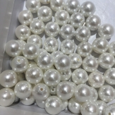 Wholesale ball shell beads multi-specification half-hole 3-16mm10pcs/bag
