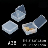 A38 38*38*18mm PP material flip plastic box