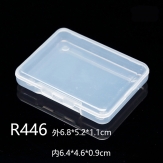 R446 68*52*11mm PP material flip plastic box