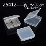 Z5412 54*54*12mm PP material flip plastic box